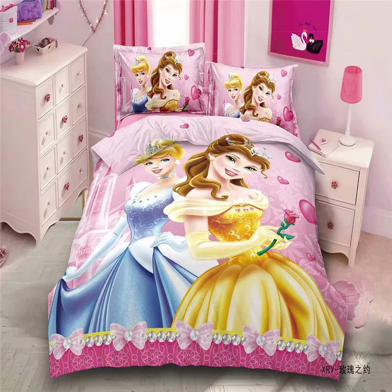 Rapunzel Cinderella Princess Bedding Sets