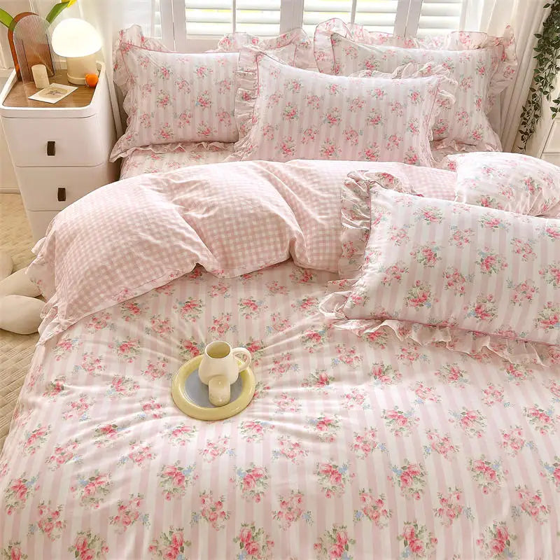 Pink Colour Duvet Cover Sets