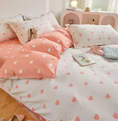 Heart Pink Love Duvet Cover Sets