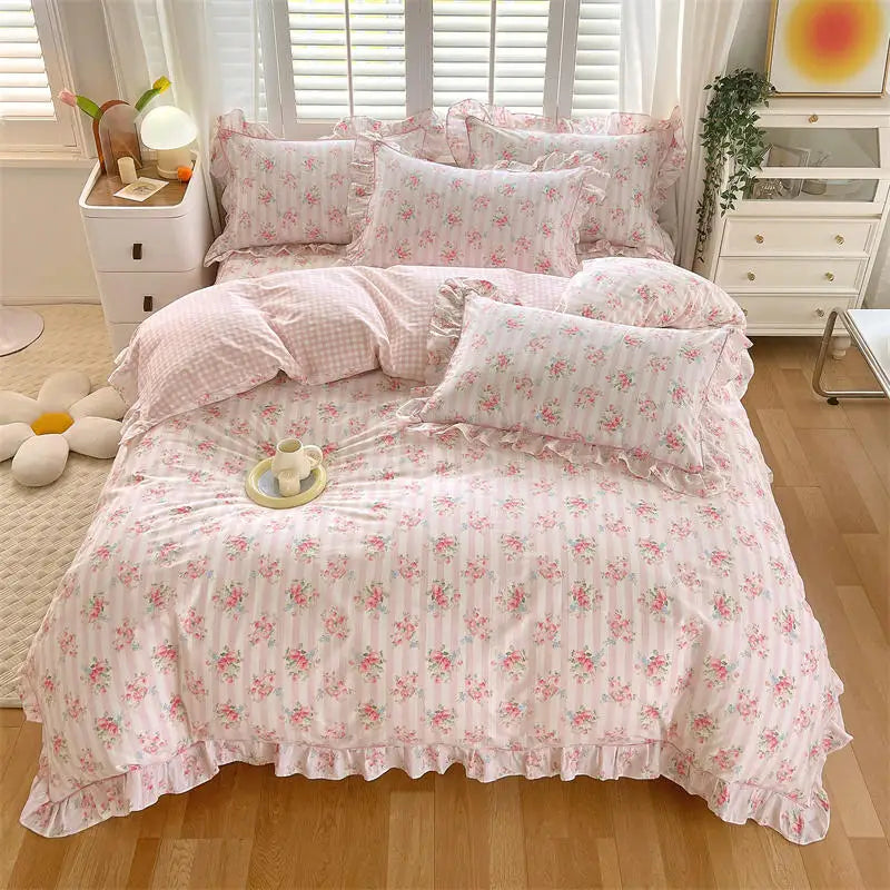 Pink Colour Duvet Cover Sets