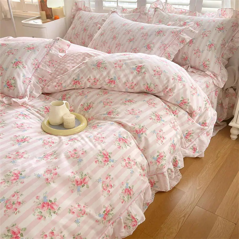Pink Colour Duvet Cover Sets