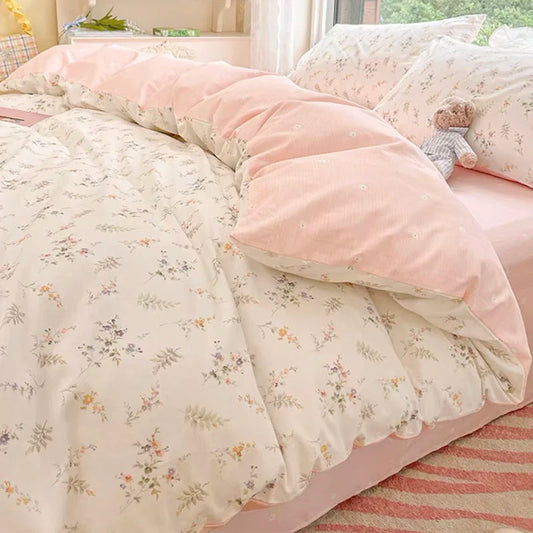 Pink Flowers Bedding Sets