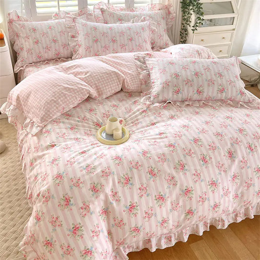 Pink Colour Duvet Cover Sets